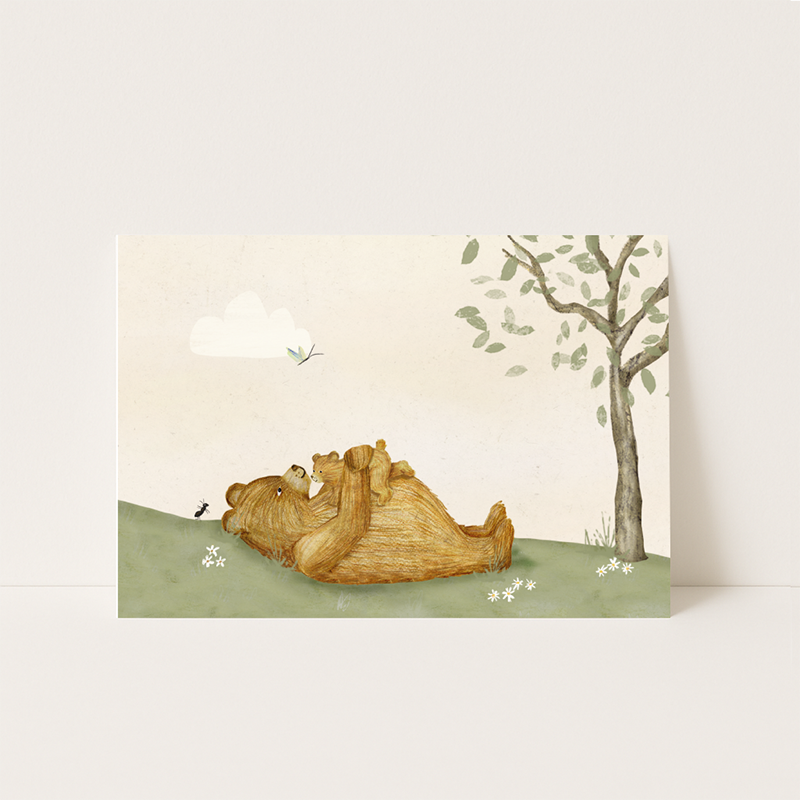 Ansichtkaart Berenknuffel (B2B)