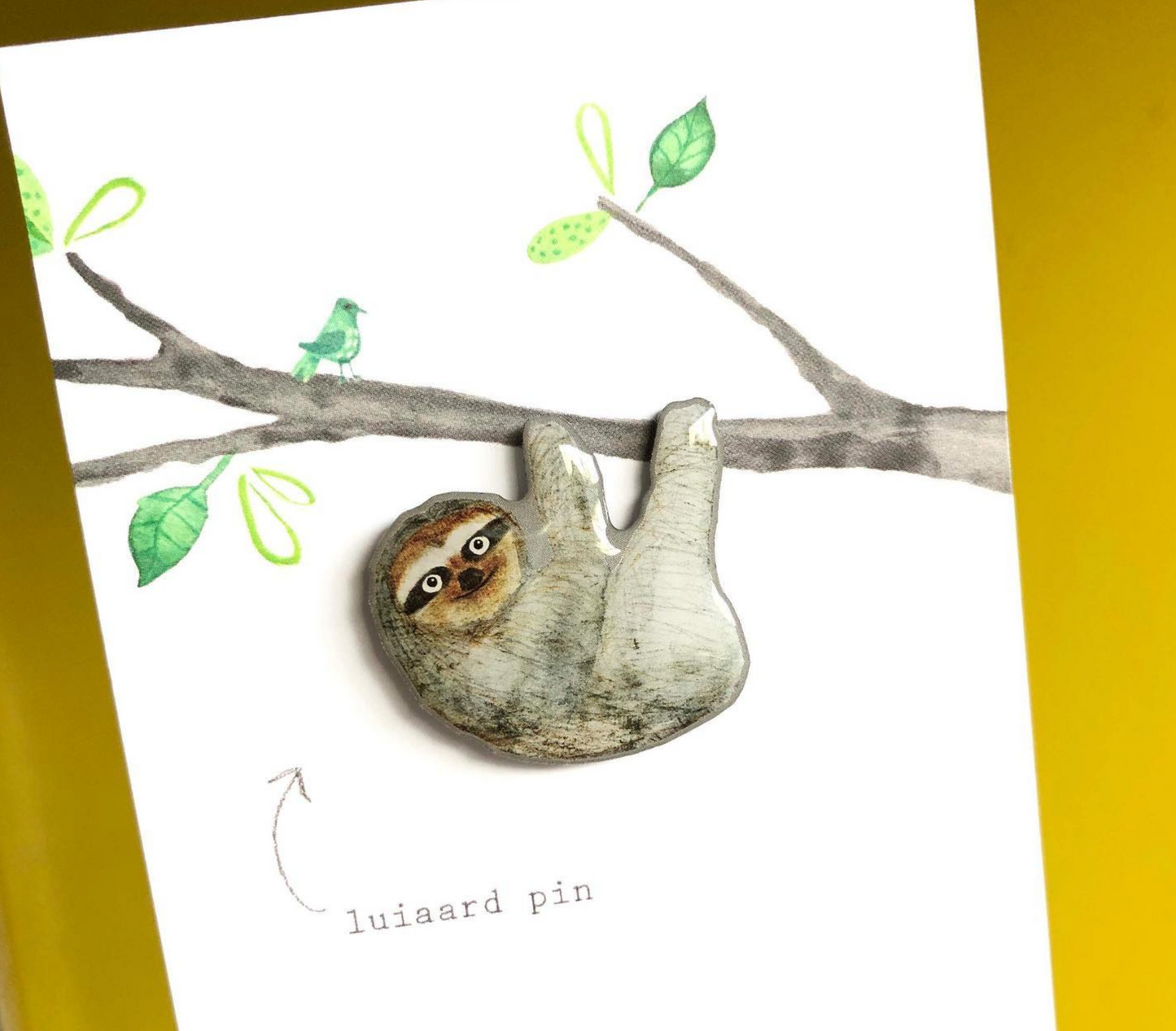 Pin luiaard