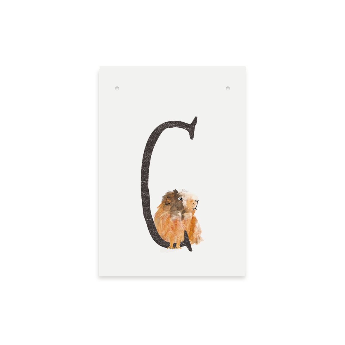Letterkaartje C van Cavia