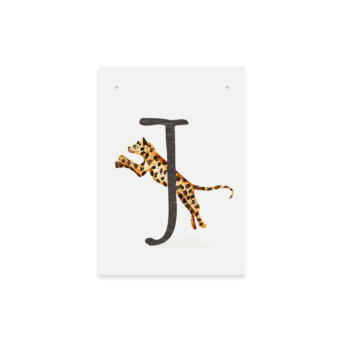 Letterkaartje J van Jaguar