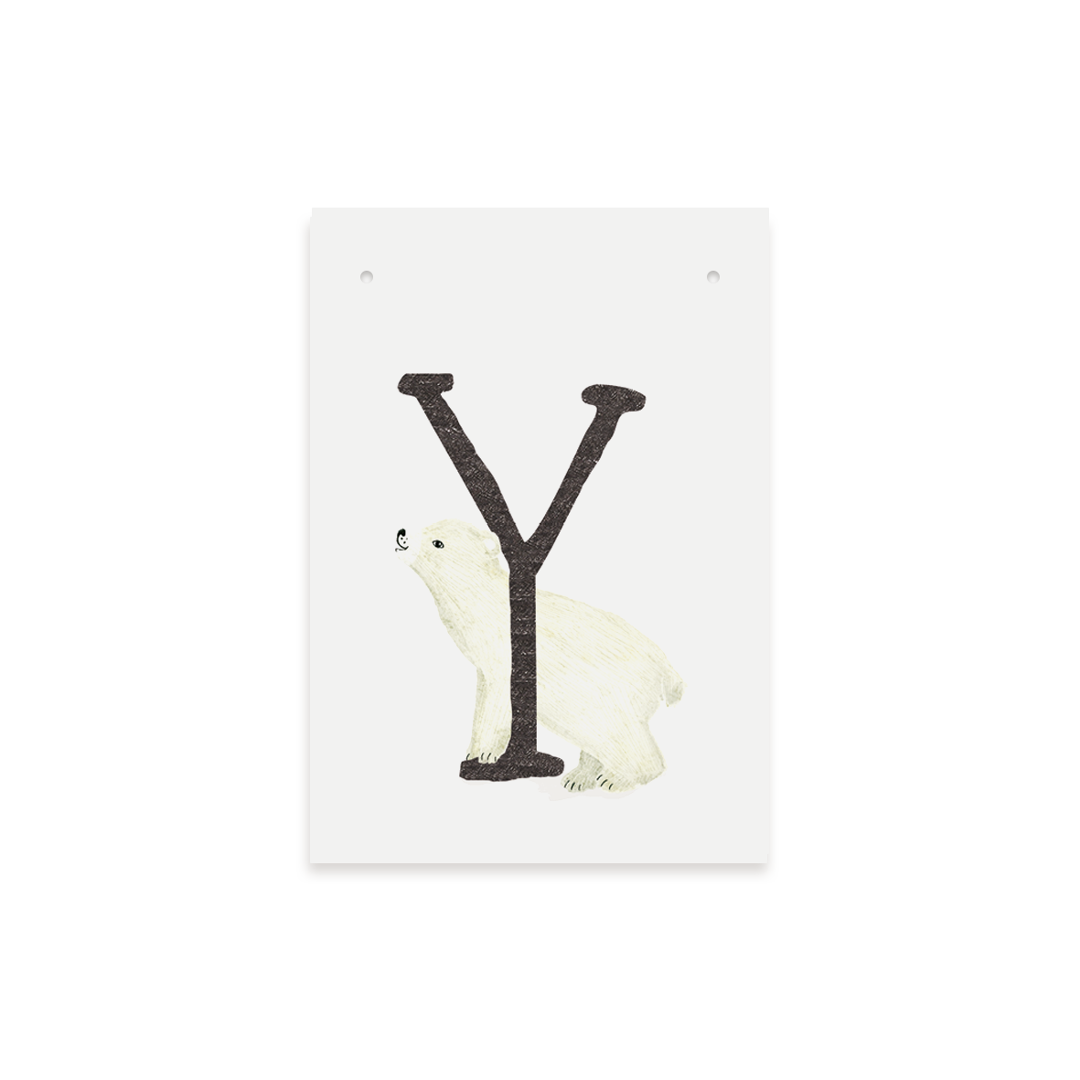 Letterkaartje Y van Ysbeer