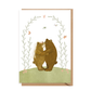 Wenskaart Huwelijk beren die trouwen